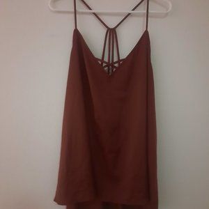 No Boundaries Red Pomegranate Tank Top